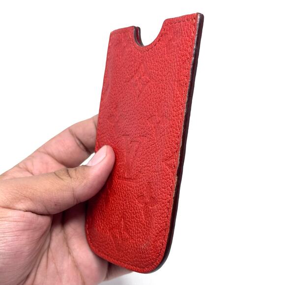 Louis Vuitton Red Sleeve Wallet - Picture 7 of 10